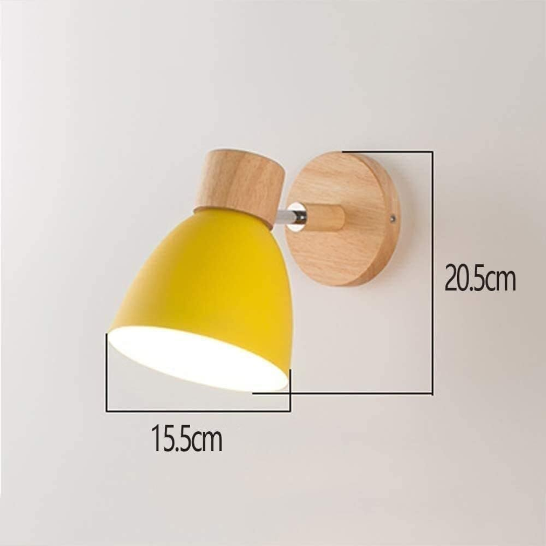 ScandiWood Adjustable Wall Lamp