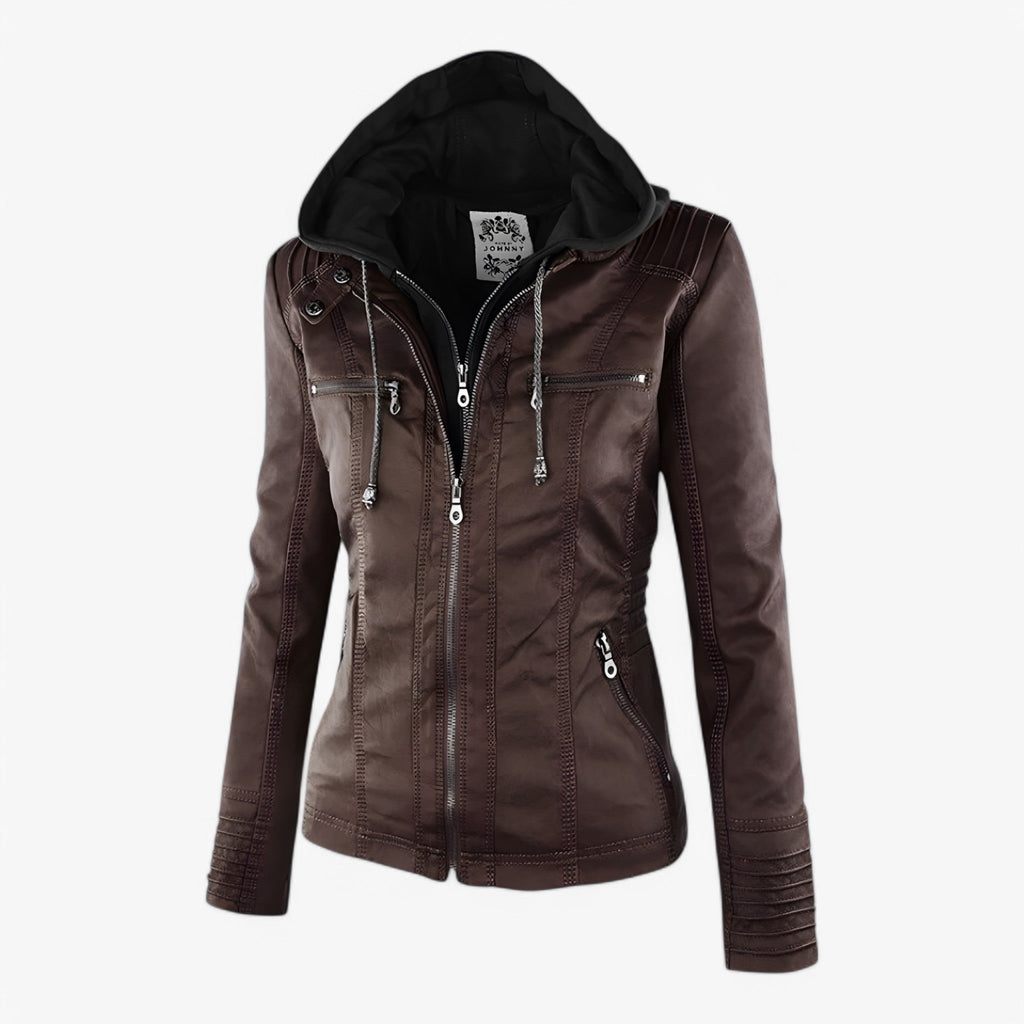 Unisex PU Zipper Jacket