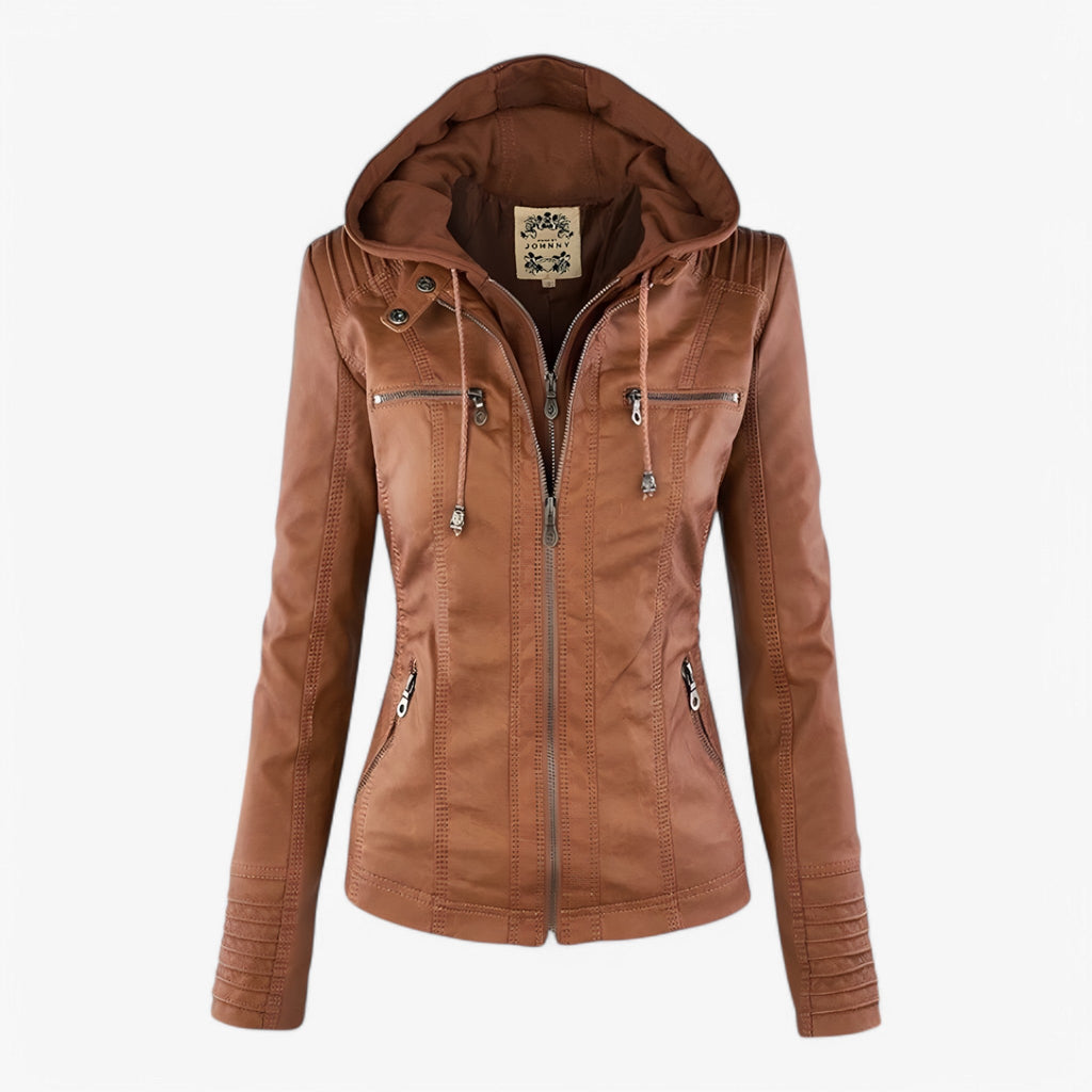 Unisex PU Zipper Jacket