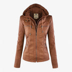 Unisex PU Zipper Jacket