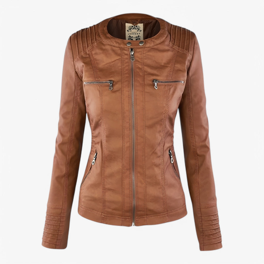 Unisex PU Zipper Jacket