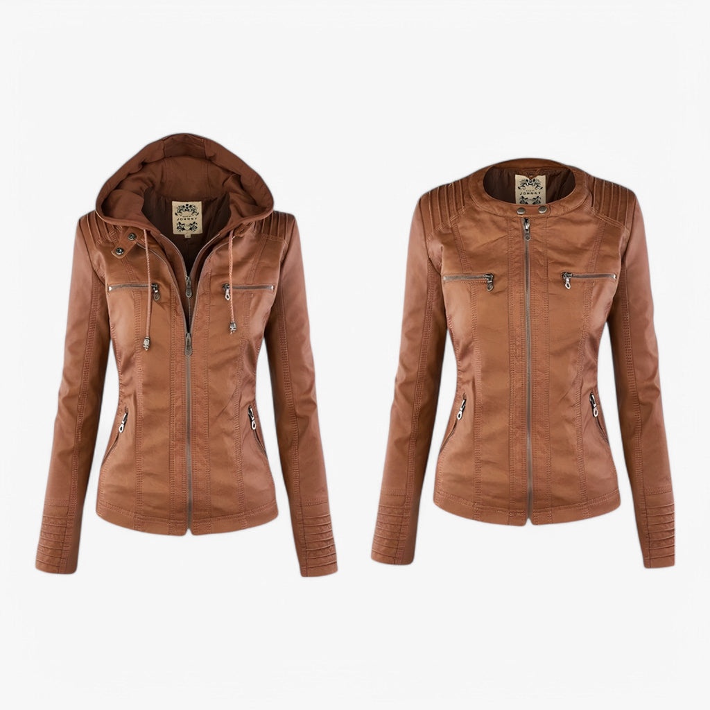 Unisex PU Zipper Jacket