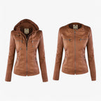 Unisex PU Zipper Jacket