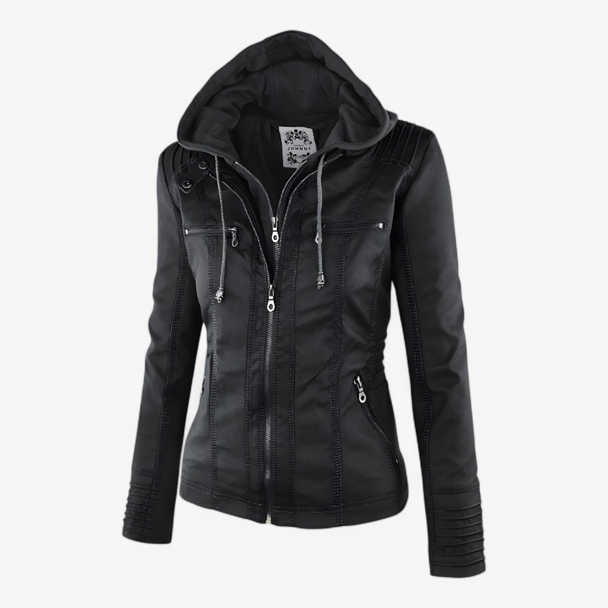 Unisex PU Zipper Jacket