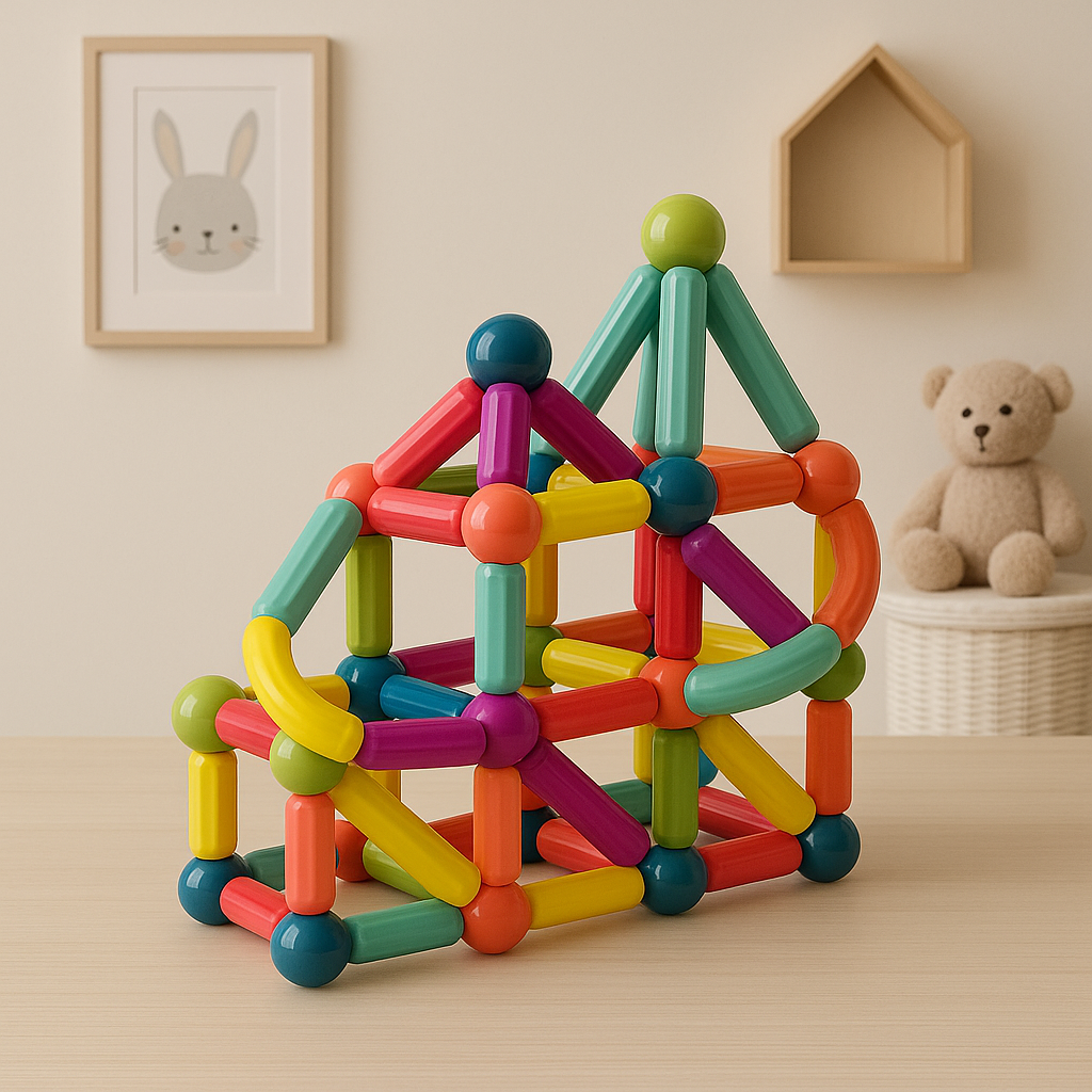 Magnetic Building Sticks Toy