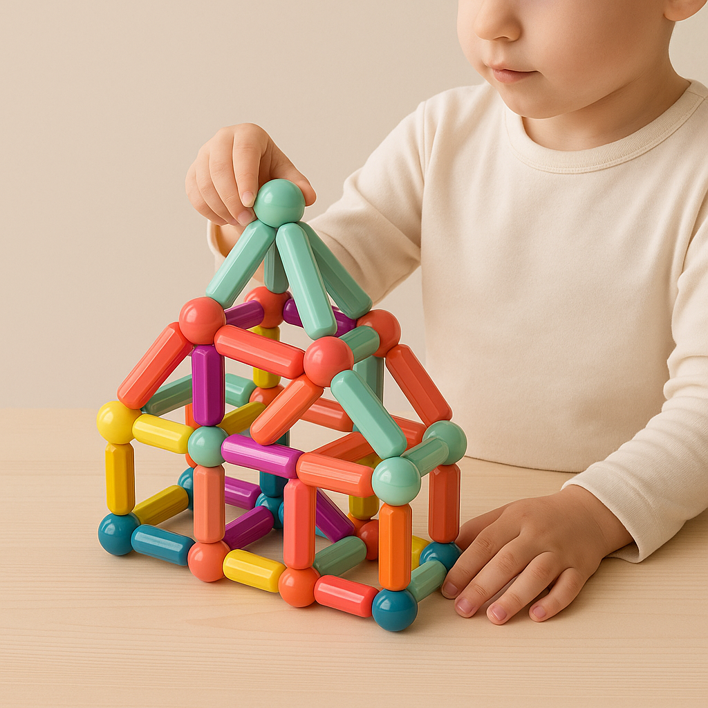 Magnetic Building Sticks Toy