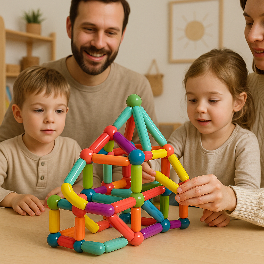Magnetic Building Sticks Toy