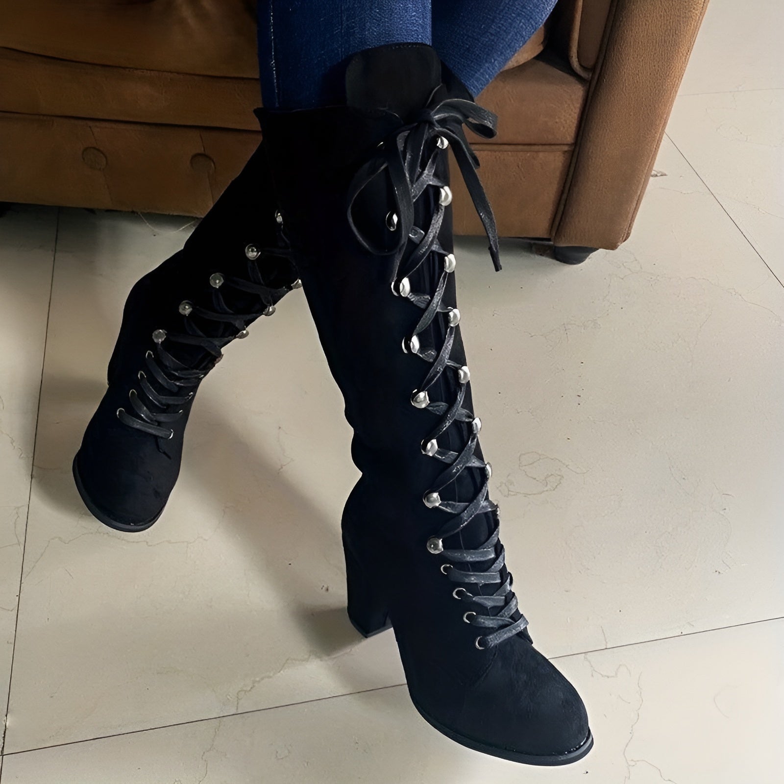 Knee High Long Ankle Boots