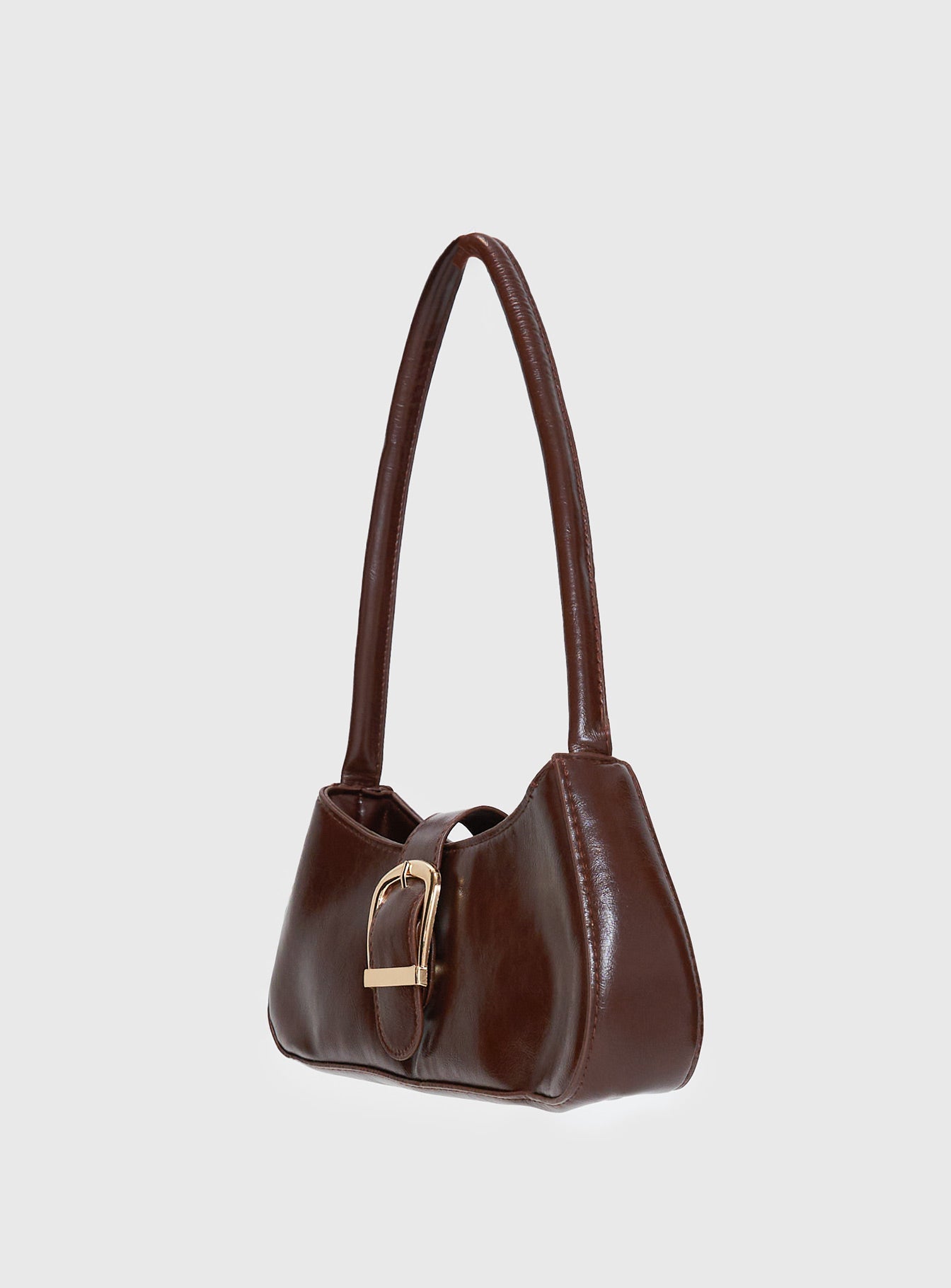 Structured Shoulder Bag Vegan Adjustable Strap