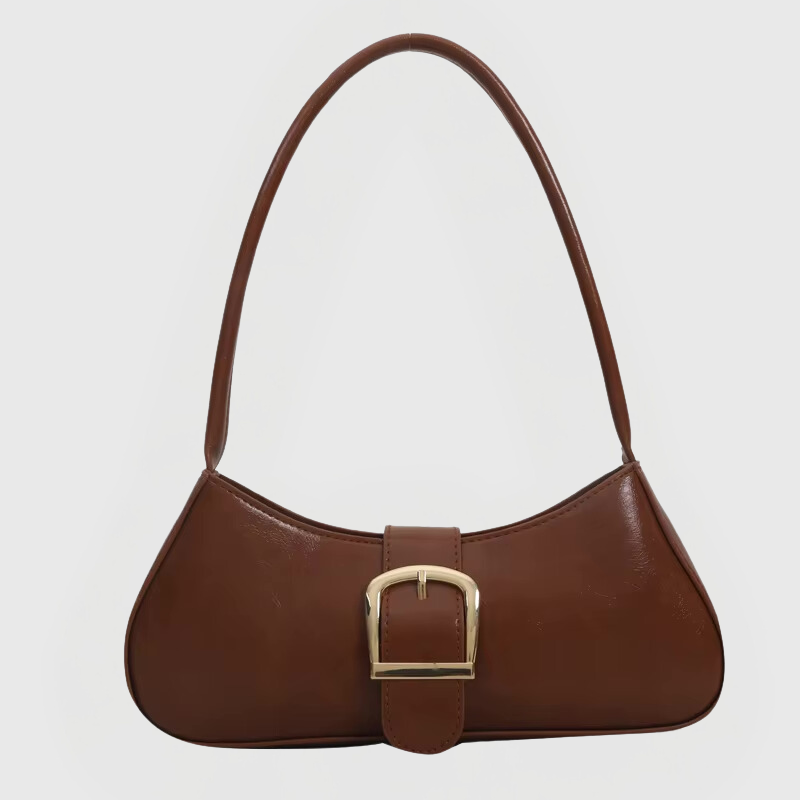 Structured Shoulder Bag Vegan Adjustable Strap