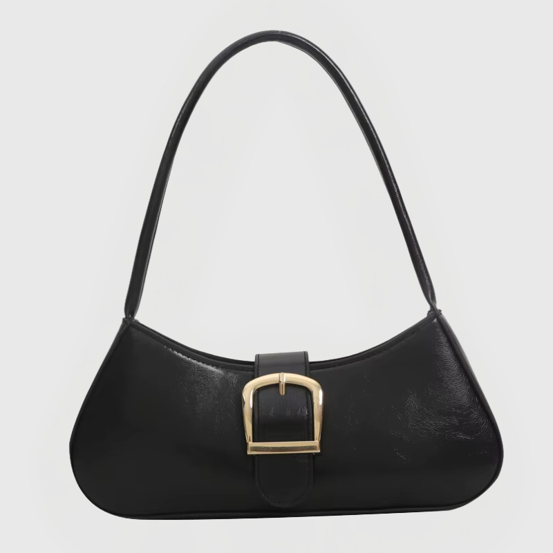 Structured Shoulder Bag Vegan Adjustable Strap