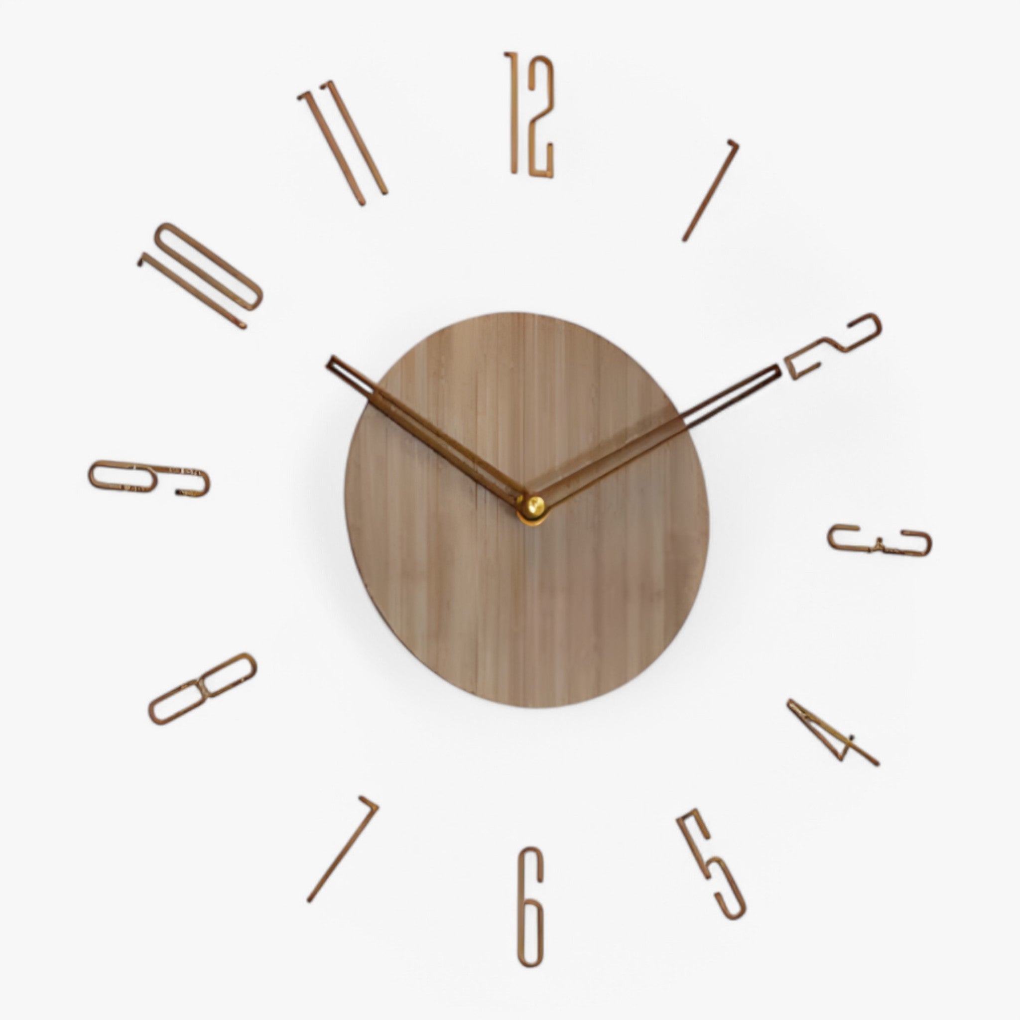 Large Wall Clock with Clear Numbers