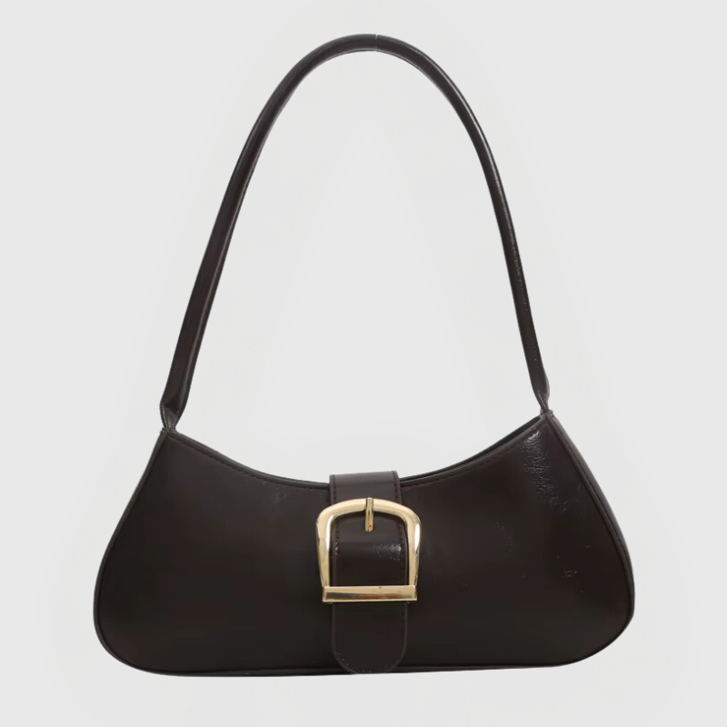 Structured Shoulder Bag Vegan Adjustable Strap