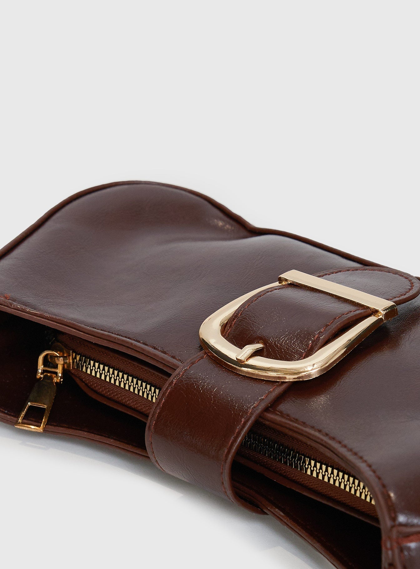 Structured Shoulder Bag Vegan Adjustable Strap