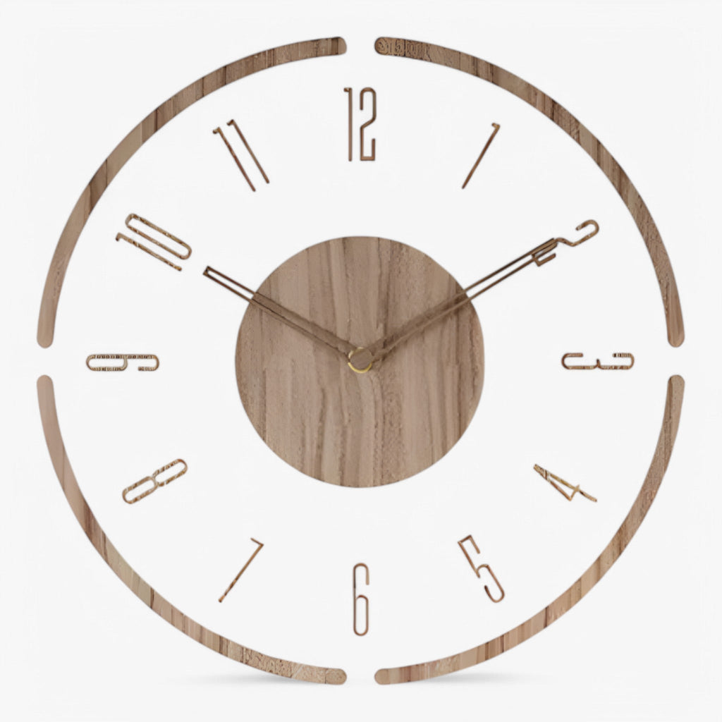 Large Wall Clock with Clear Numbers