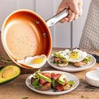 Copper Pan with Non-Stick Surface
