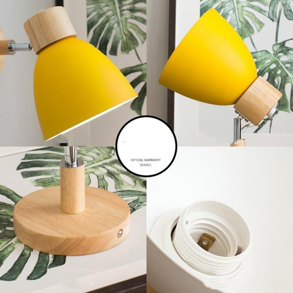 ScandiWood Adjustable Wall Lamp