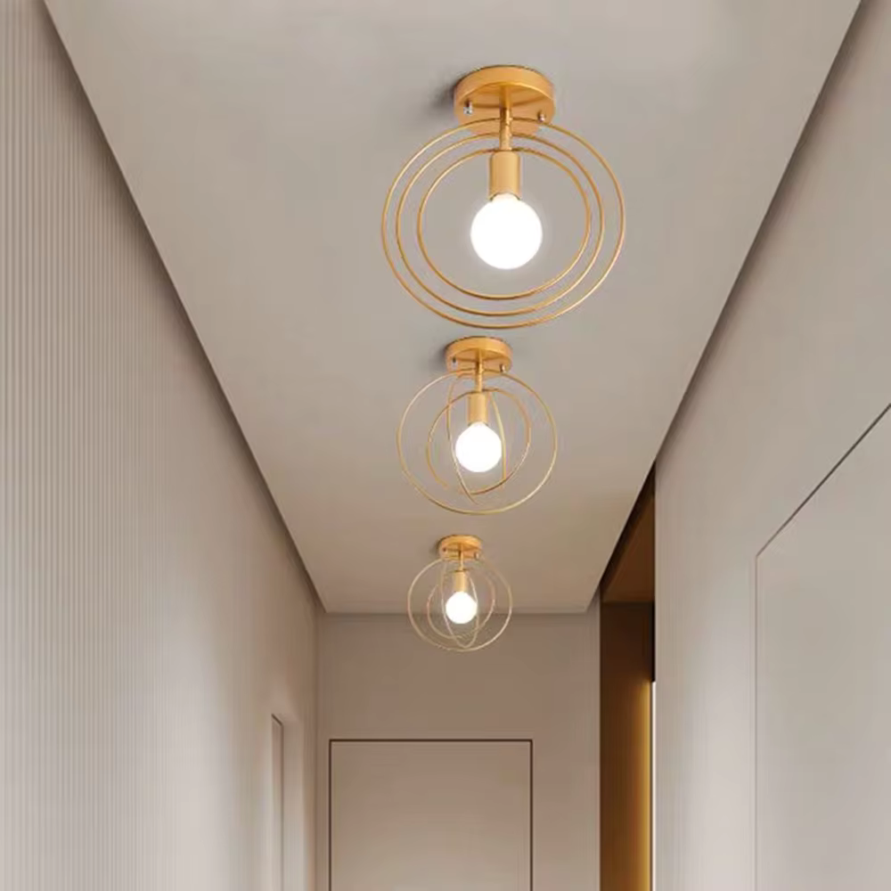 AetherLight Gold Finish Ceiling Lamp
