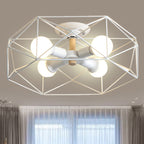 Geometric Semi-Flush Pendant Lamp