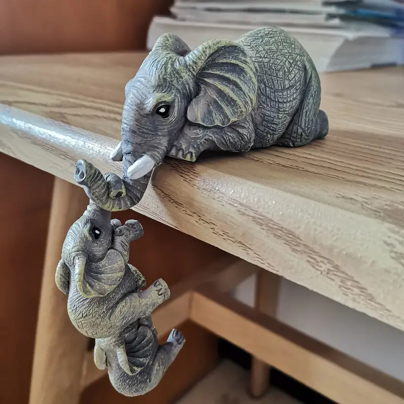 Decorative Elephant Trio Figurines