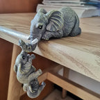 Decorative Elephant Trio Figurines