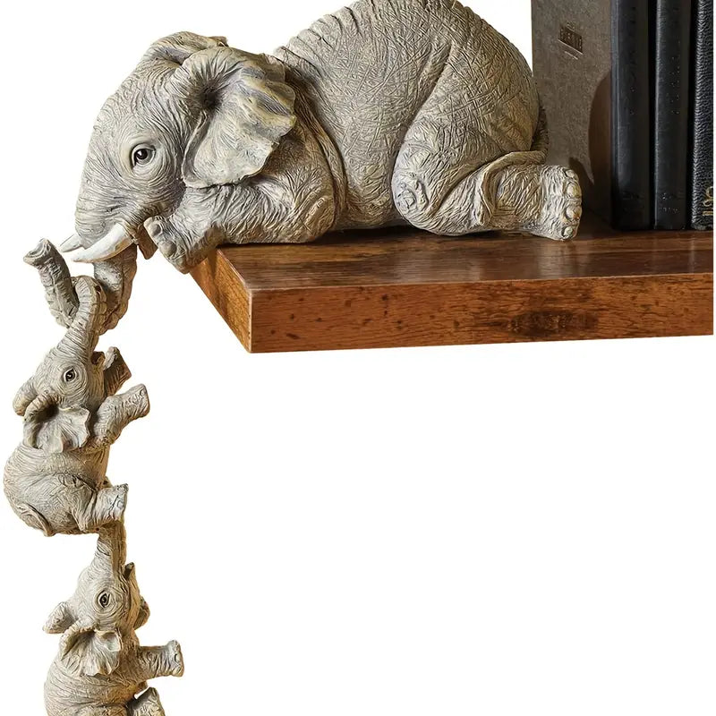 Decorative Elephant Trio Figurines