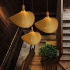Woven Bamboo Ceiling Lamp