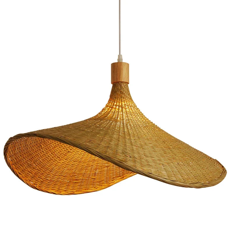 Woven Bamboo Ceiling Lamp