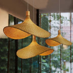 Woven Bamboo Ceiling Lamp
