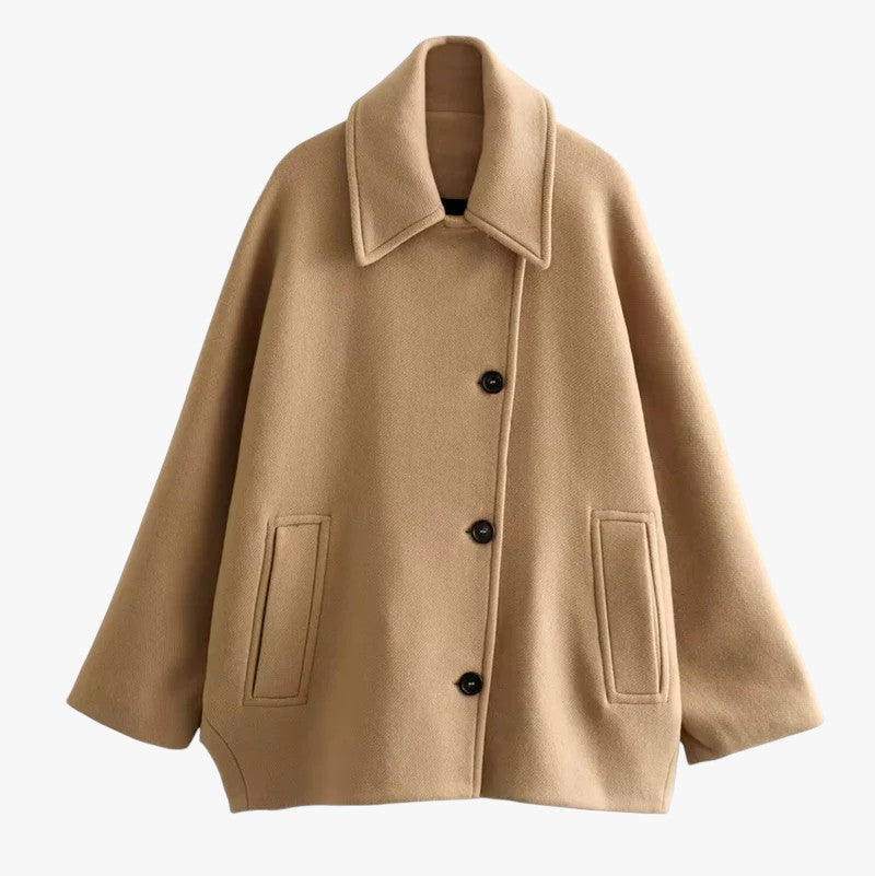 Oversize Winter Coat Wool Blend