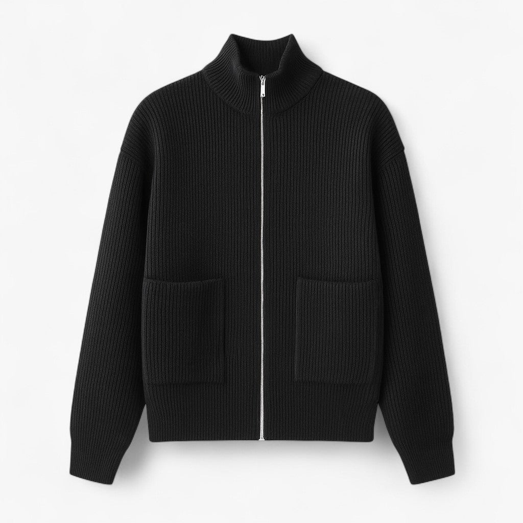Men’s Full Zip Knit Sweater