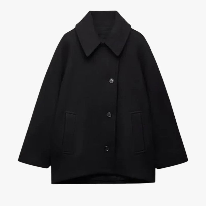 Oversize Winter Coat Wool Blend