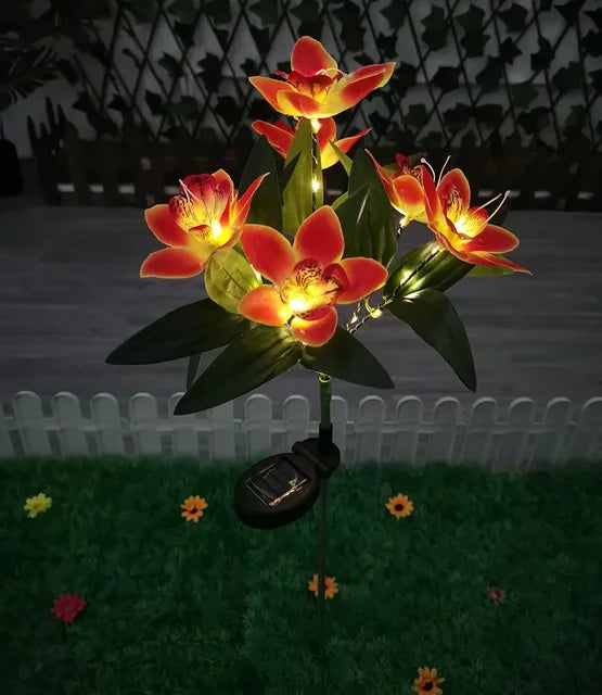 Flower Inspired LED Table Lamp with USB