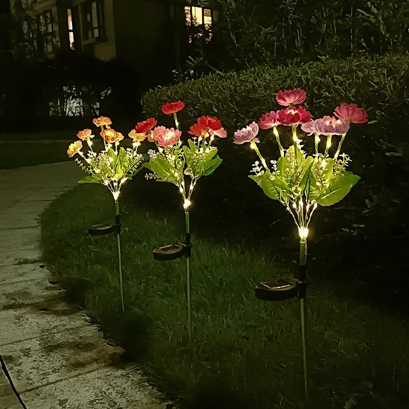 Flower Inspired LED Table Lamp with USB