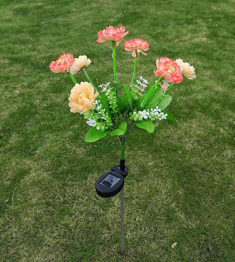 Flower Inspired LED Table Lamp with USB