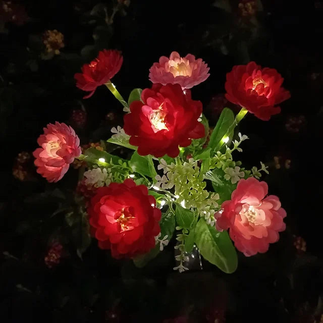 Flower Inspired LED Table Lamp with USB
