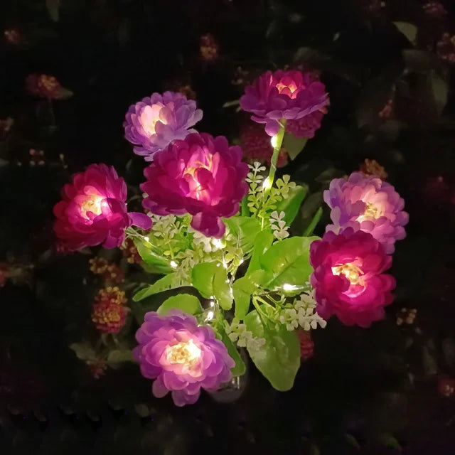 Flower Inspired LED Table Lamp with USB