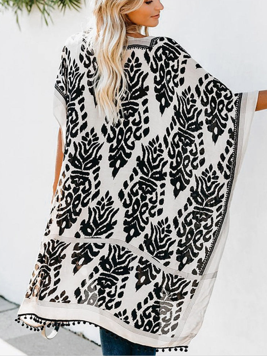 Lightweight Boho Kimono Cardigan