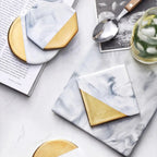 Marble Coaster Set Protective Design