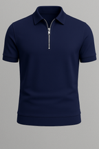 Minimalist Zip Polo