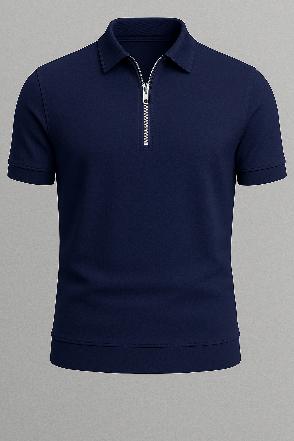 Minimalist Zip Polo