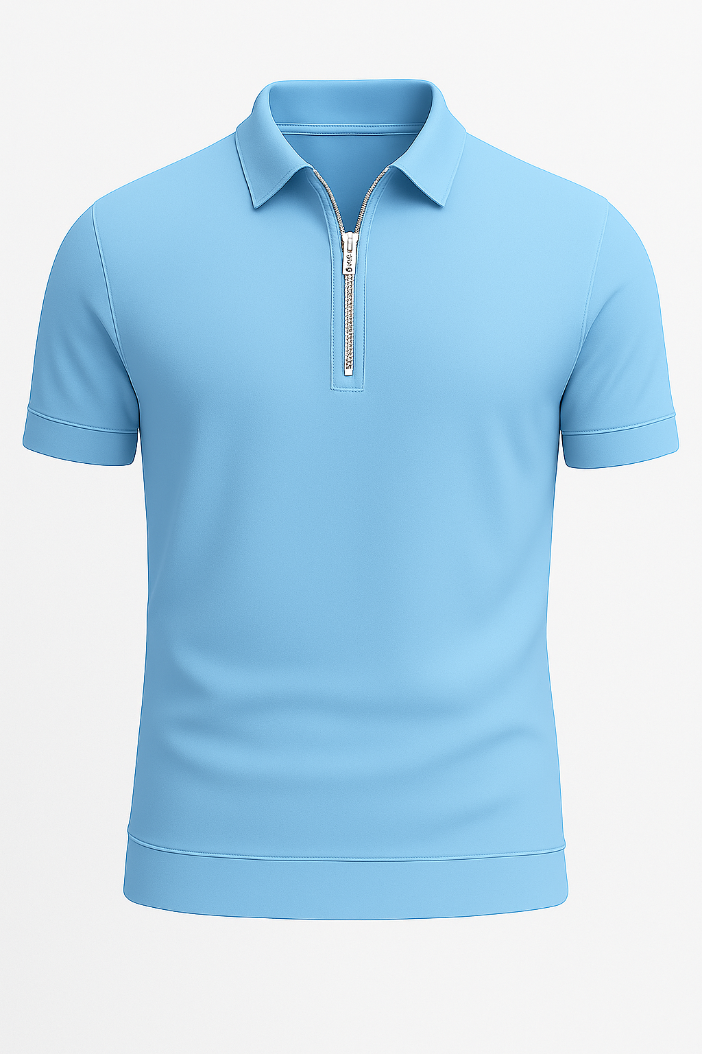Minimalist Zip Polo