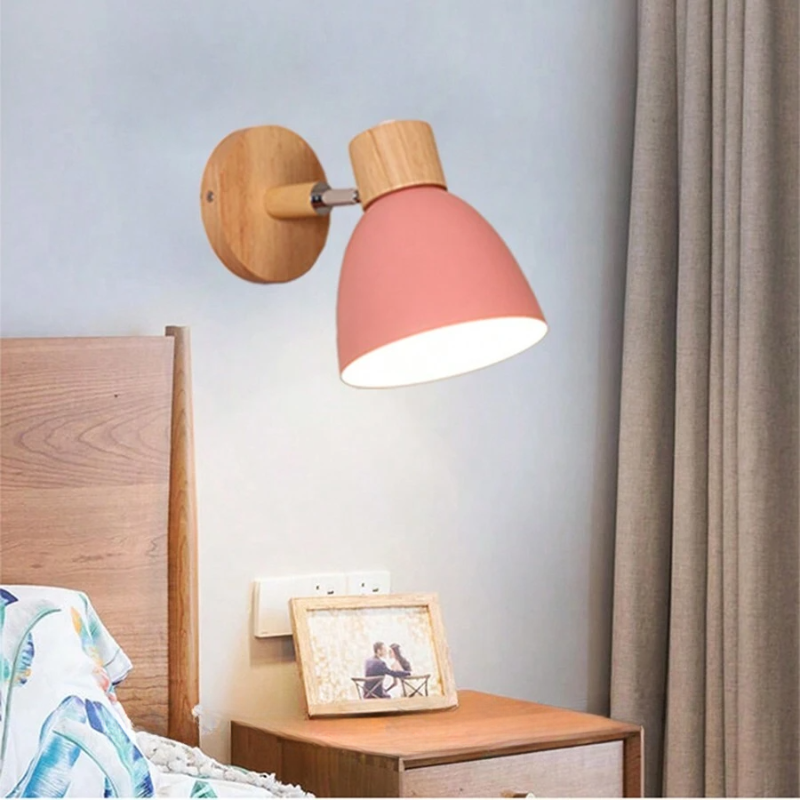 ScandiWood Adjustable Wall Lamp