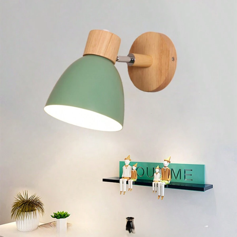 ScandiWood Adjustable Wall Lamp