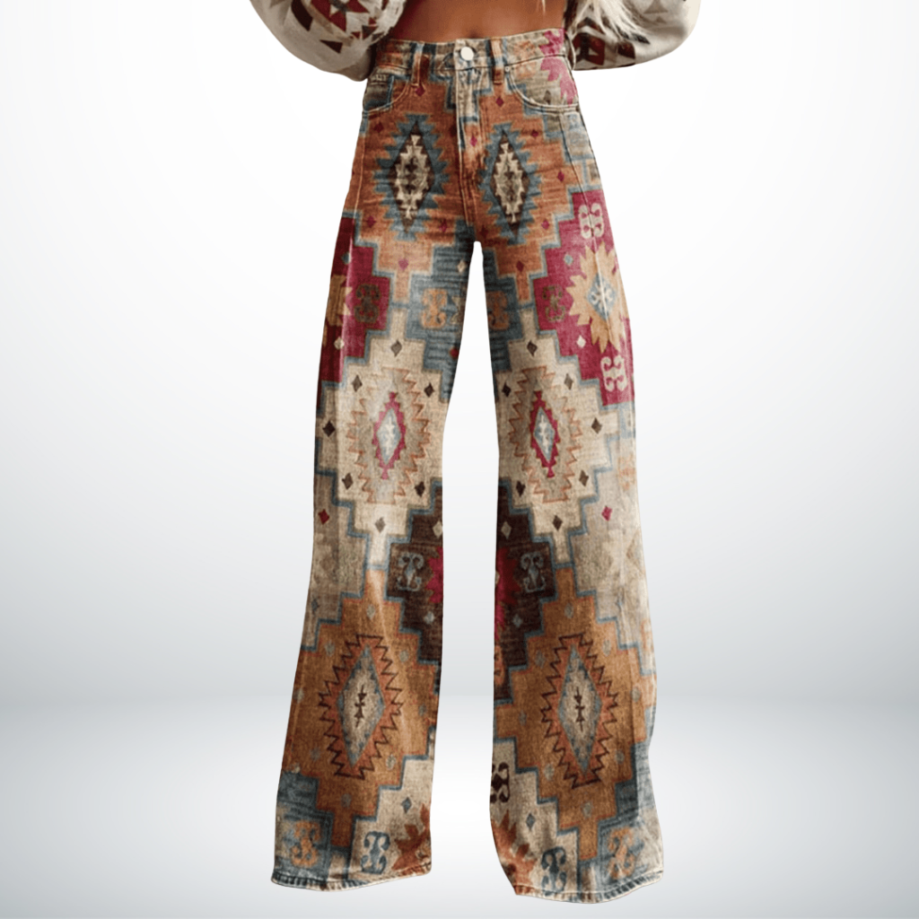 High Waist Wide Leg Jeans Retro Style