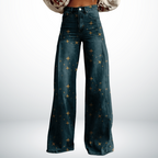 High Waist Wide Leg Jeans Retro Style