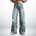 High Waist Wide Leg Jeans Retro Style