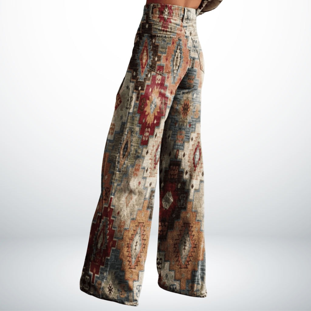 High Waist Wide Leg Jeans Retro Style