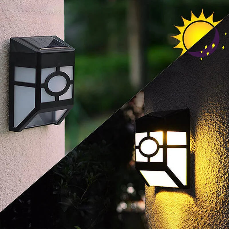 GreenGlow Solar LED Wall Lamp