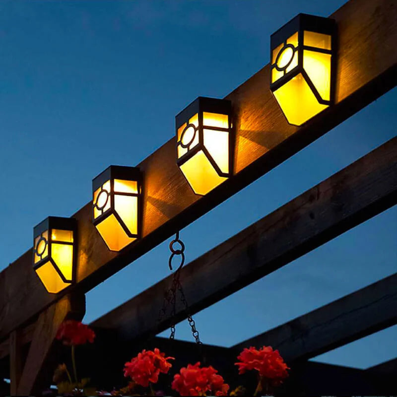 GreenGlow Solar LED Wall Lamp